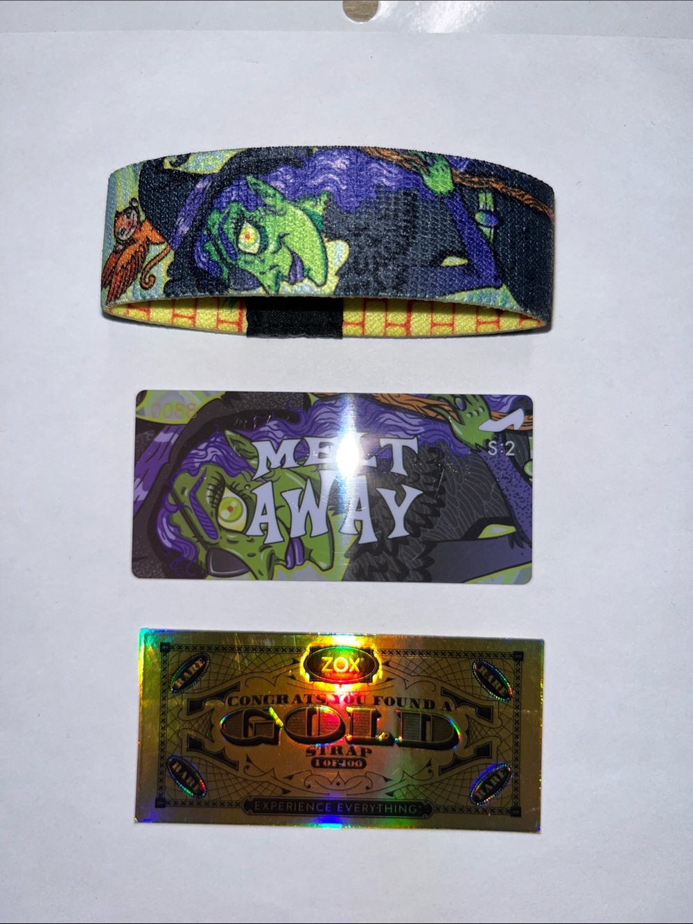 ZOX Melt Away Collectible Bracelet, #0088 Halloween Unisex Wicked Witch Oz Gold